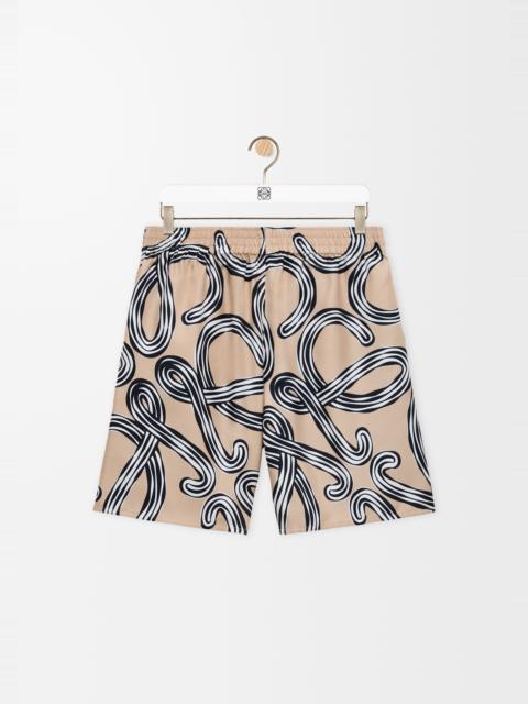 Loewe Shorts in silk