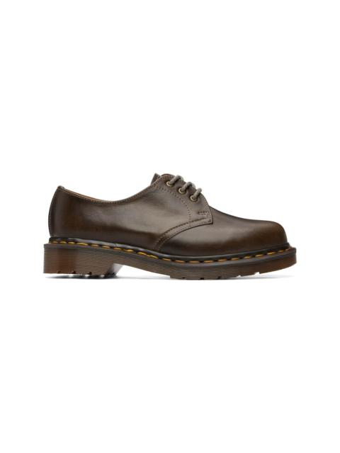Dr. Martens Brown 1461 'Made In England' Classic Calf Leather Derbys