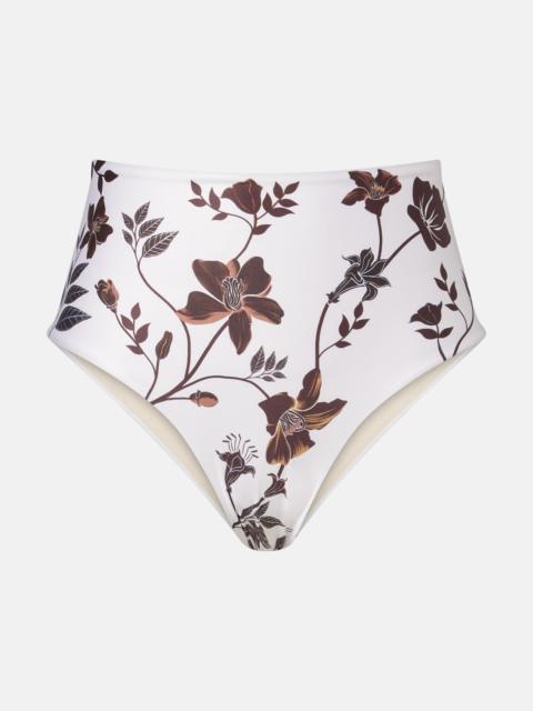Agua by Agua Bendita Magenta floral bikini bottoms