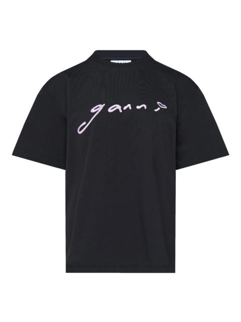 GANNI Heavy Cotton Relaxed Tee
