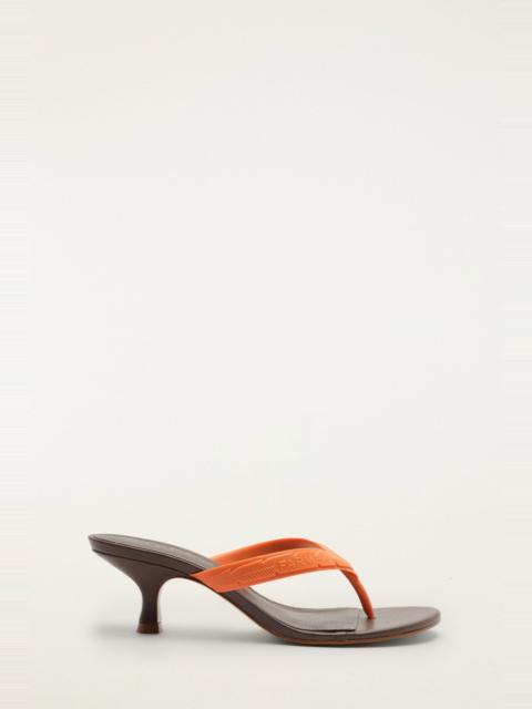 FARM RIO Orange Rob Kitten Heeled Sandal
