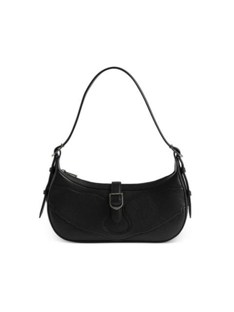 Zadig & Voltaire Moonrise buckle-detail curved shoulder bag