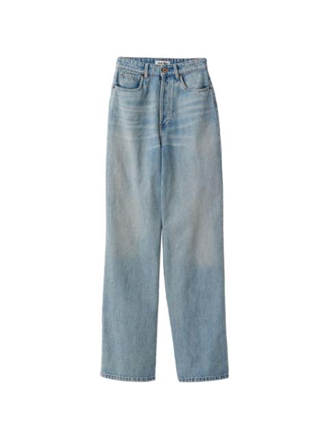Miu Miu cotton wide-leg jeans