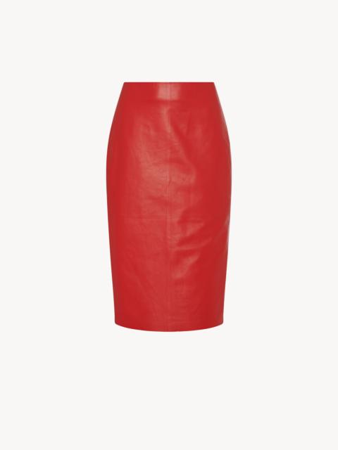 The Row Bartellette Skirt in Leather
