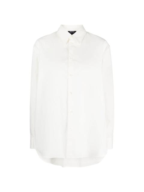 A.P.C. cotton-poplin shirt