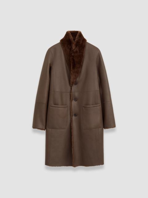 JOSEPH Reversible Shearling Britanny Coat