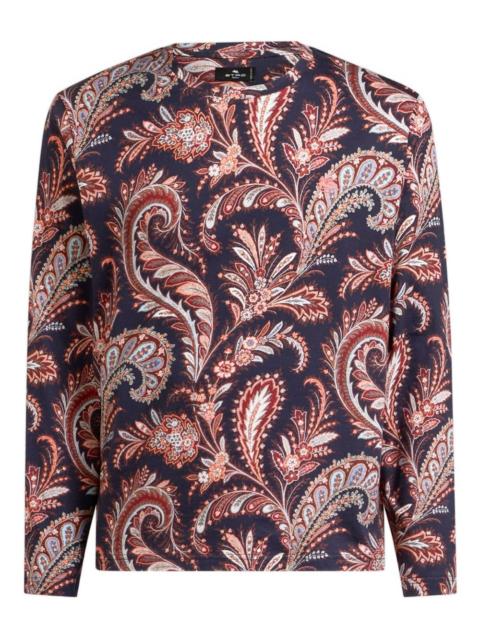 Etro paisley long-sleeved T-shirt