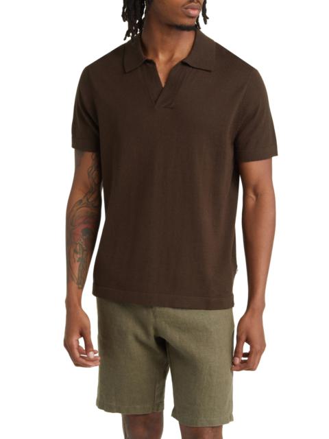 Ryan 6311 Cotton & Linen Johnny Collar Polo