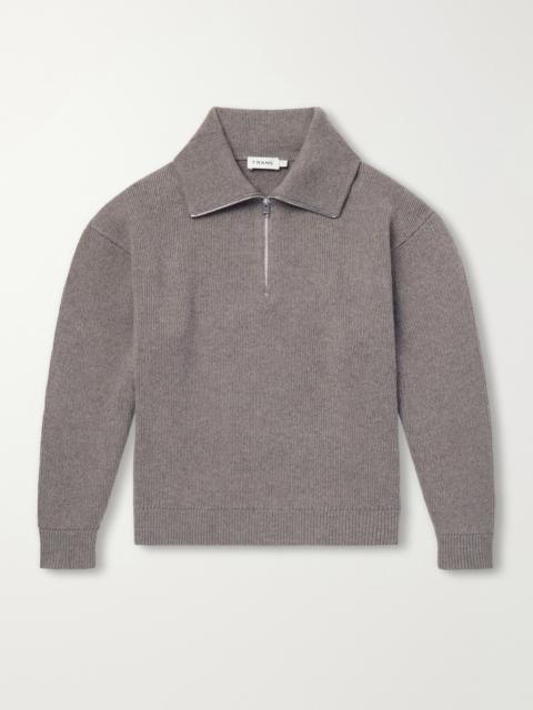 FRAME Wool Half-Zip Sweater