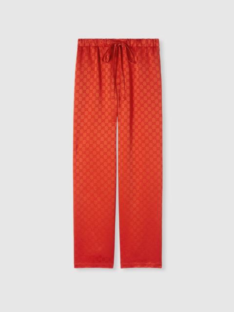 GUCCI GG satin pants
