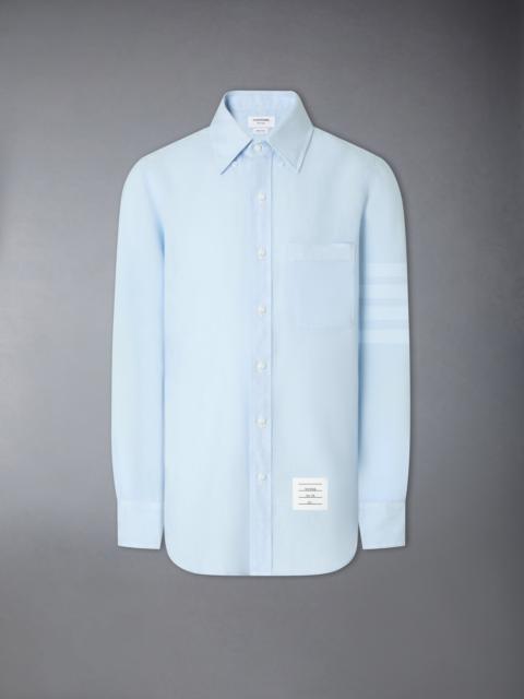 Thom Browne LINEN 4-BAR SHIRT