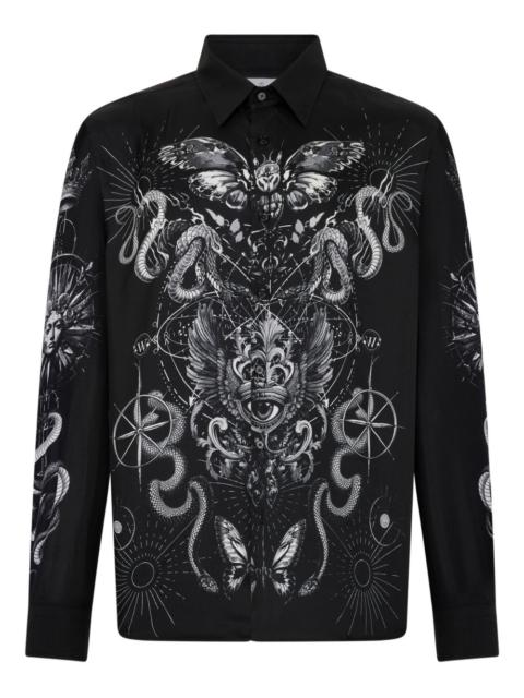 PHILIPP PLEIN printed silk shirt