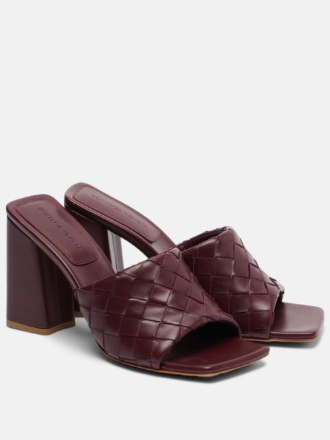 Bottega Veneta Parco Intrecciato leather mules