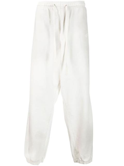GUESS USA logo-print cotton track pants