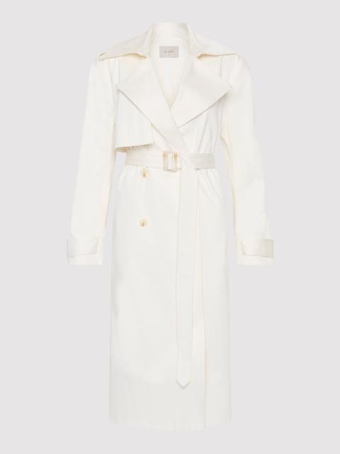 ST. AGNI Classic Trench Coat - Off White