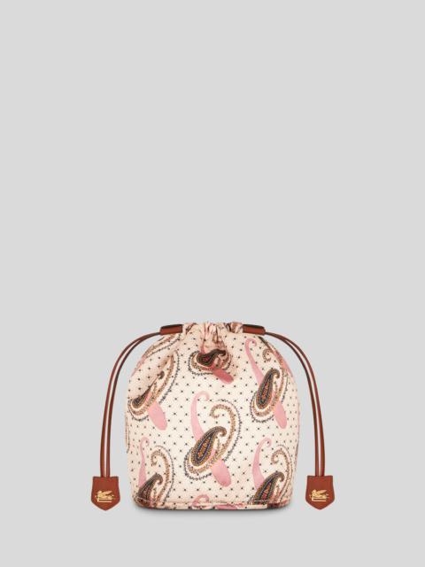 Etro POUCH WITH PAISLEY AND POLKA DOT PATTERNS