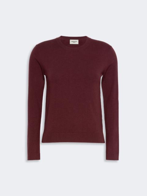 WEEKEND Max Mara SICILIA Silk and wool yarn sweater - BORDEAUX