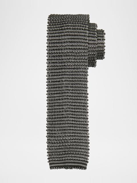 GIORGIO ARMANI Men's Silk Knit Tie