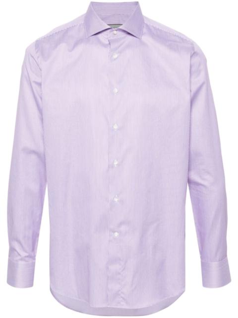 Canali striped cotton shirt