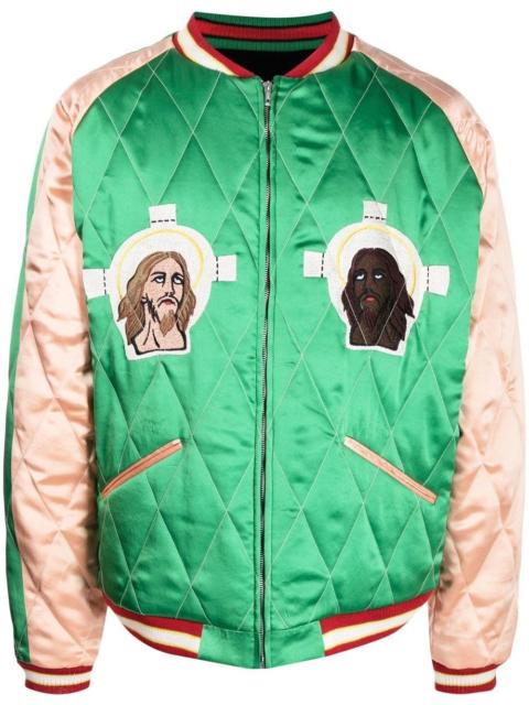 SAINT M×××××× quilted bomber jacket