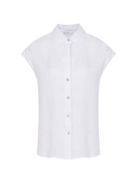short-sleeve linen shirt