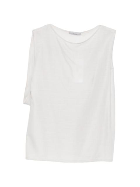 DUŠAN draped-detail blouse