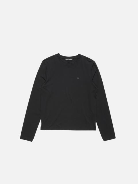 Acne Studios Face logo t-shirt - Black