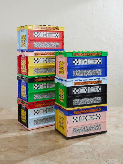 SAINT M×××××× Set of 7 Logo-Printed Color-Block Foldable Boxes