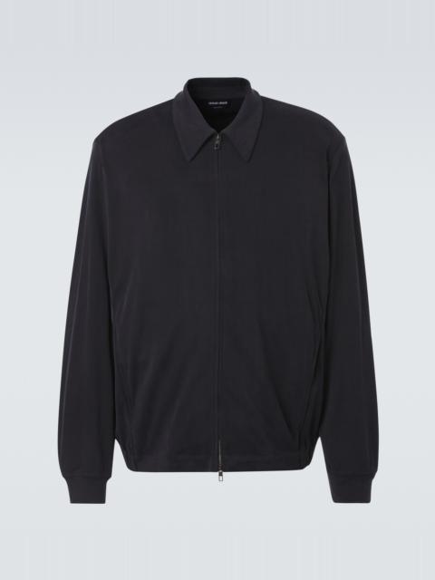 GIORGIO ARMANI Zip-up blouson jacket