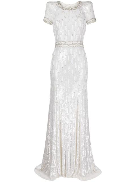 JENNY PACKHAM Kira sequin-embellished dress