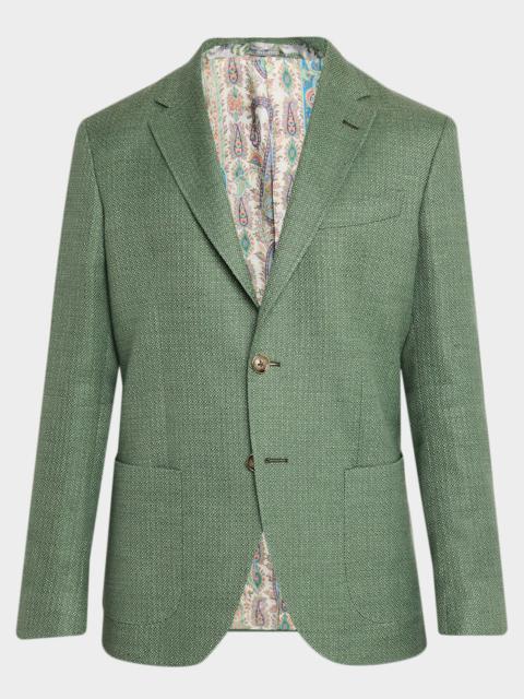 Etro Men's Wool Mouline Sport Coat