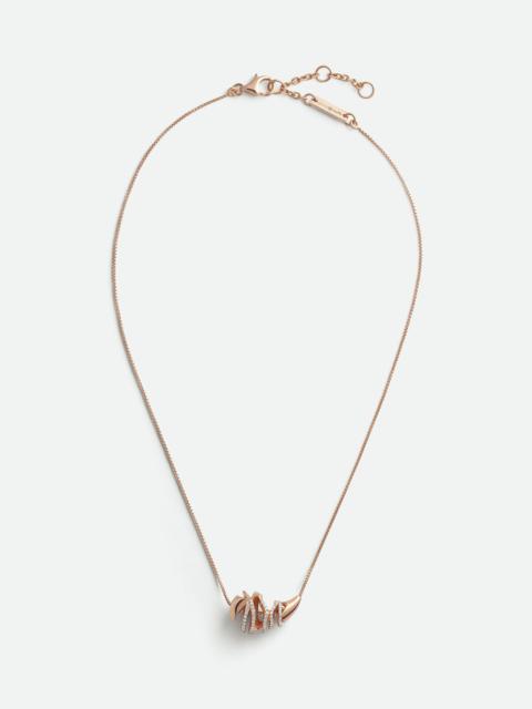 Bottega Veneta Drop Pendant Necklace