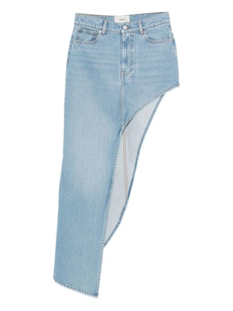COPERNI asymmetric panel skirt