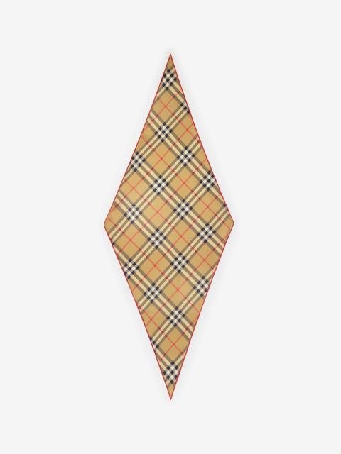Burberry Check Silk Scarf