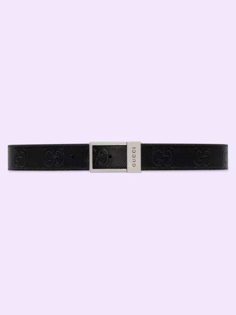 GG belt with rectangular buckle