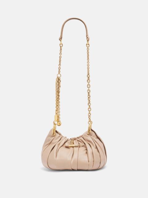 Chloé Plissé Small leather pouch with strap