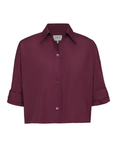 TWP NEXT EX SHIRT IN SUPER COMPACT POPLIN