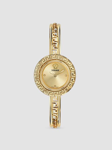 VERSACE Women's Greca Goldtone Stainless Steel, 0.01 TCW Diamond & Leather 3-Piece Watch Set/28MM - Yellow G