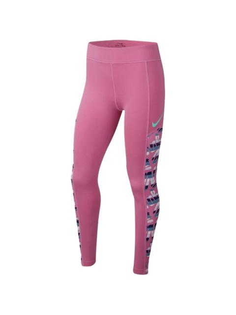 Nike patterned training tights