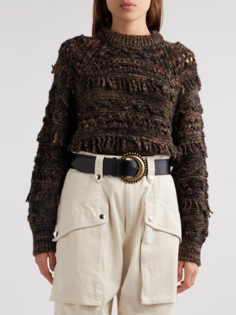 Isabel Marant Étoile Isabel Marant Étoile RivkaMock Neck Sweater in Brown at Nordstrom