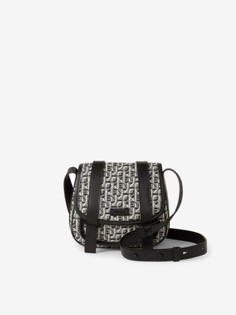 KENZO Small jacquard Courier messenger bag