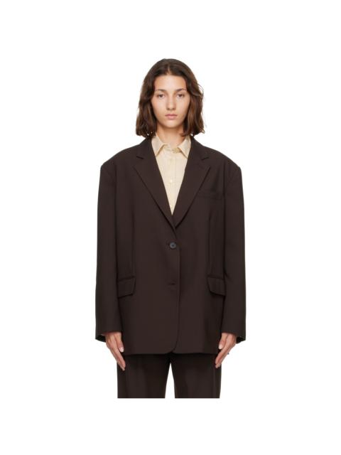 The Frankie Shop Brown Bea Blazer