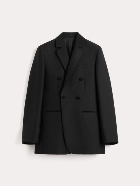 Totême Relaxed wool suit jacket black