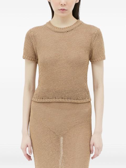 AYA MUSE open-knit T-shirt