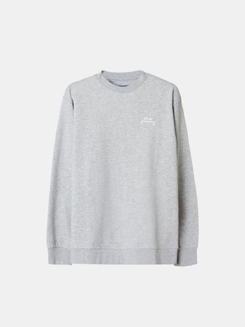A-COLD-WALL* Burcham Logo Crew Grey Marl