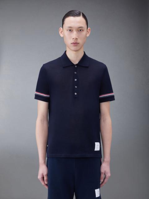 Thom Browne Lightweight Cotton Short Sleeve Polo
