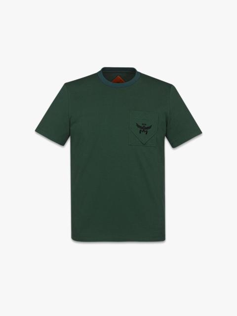 MCM Essential Logo Pocket T-Shirt in Organic Cotton