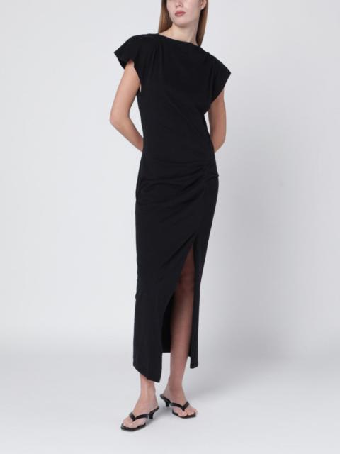 Isabel Marant Long black Nadela jersey dress