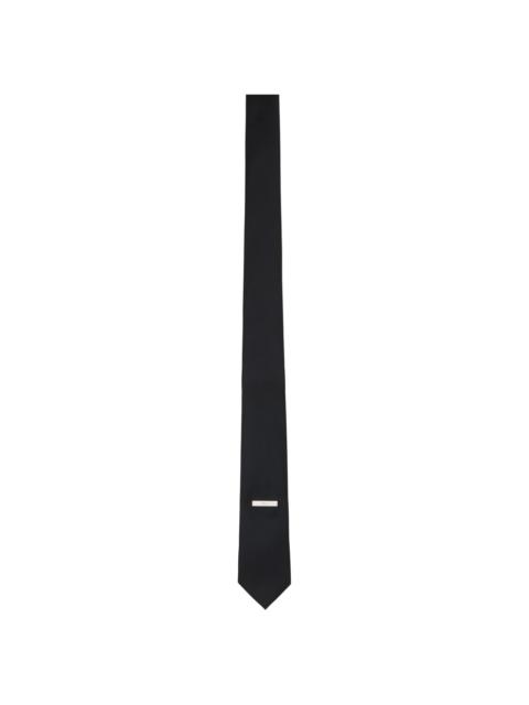 C2H4 Black Tagged Tie
