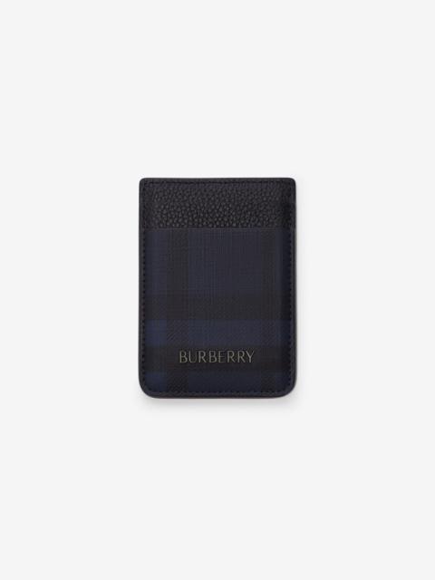 Burberry City Check Magnetic Card Case